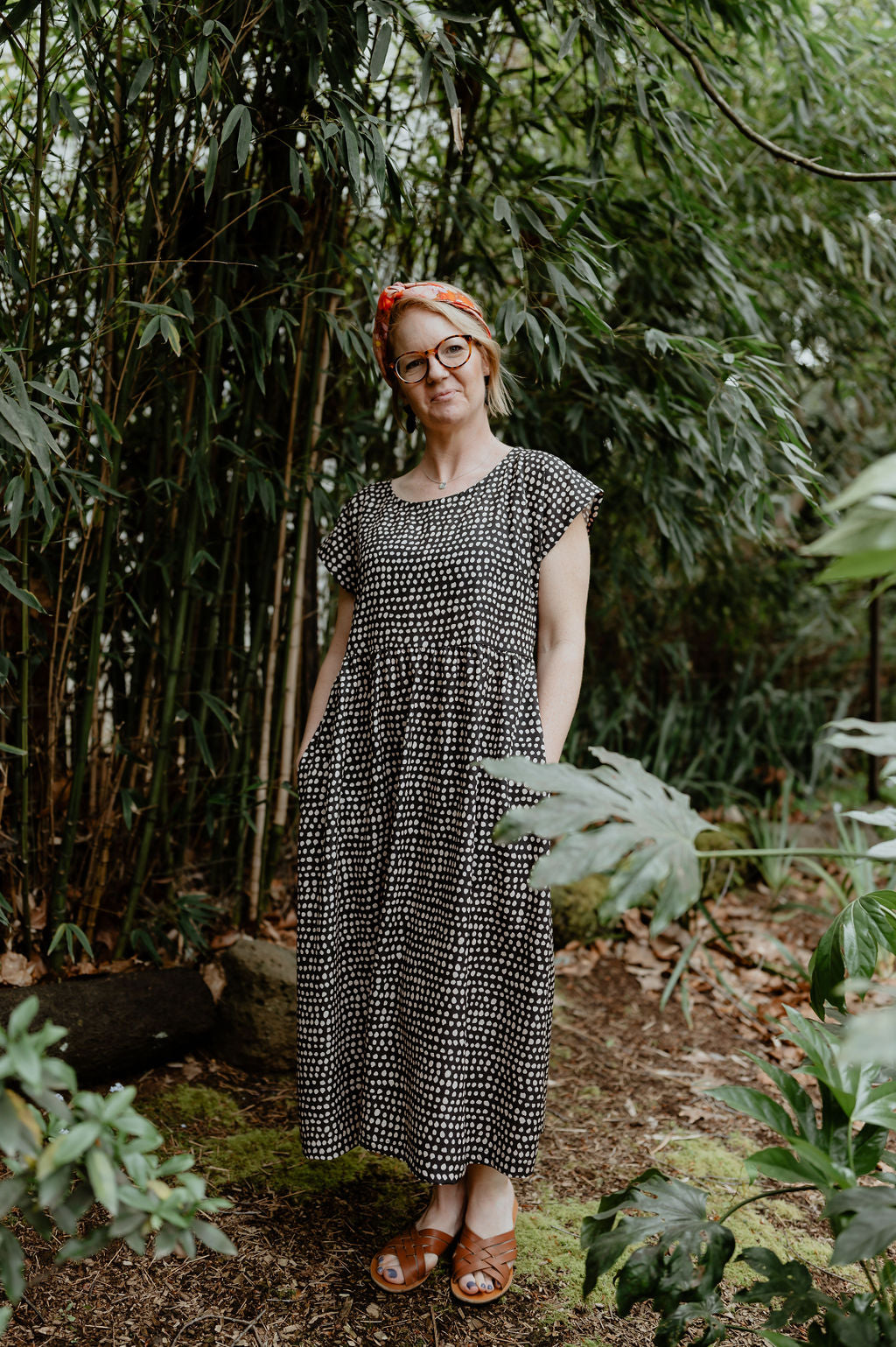 Shift dress - Polka