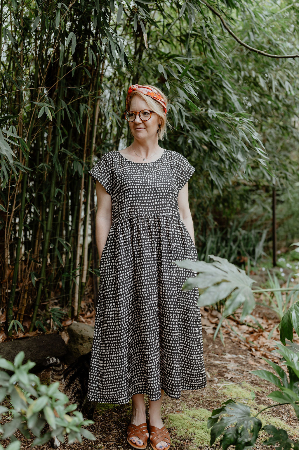 Shift dress - Polka