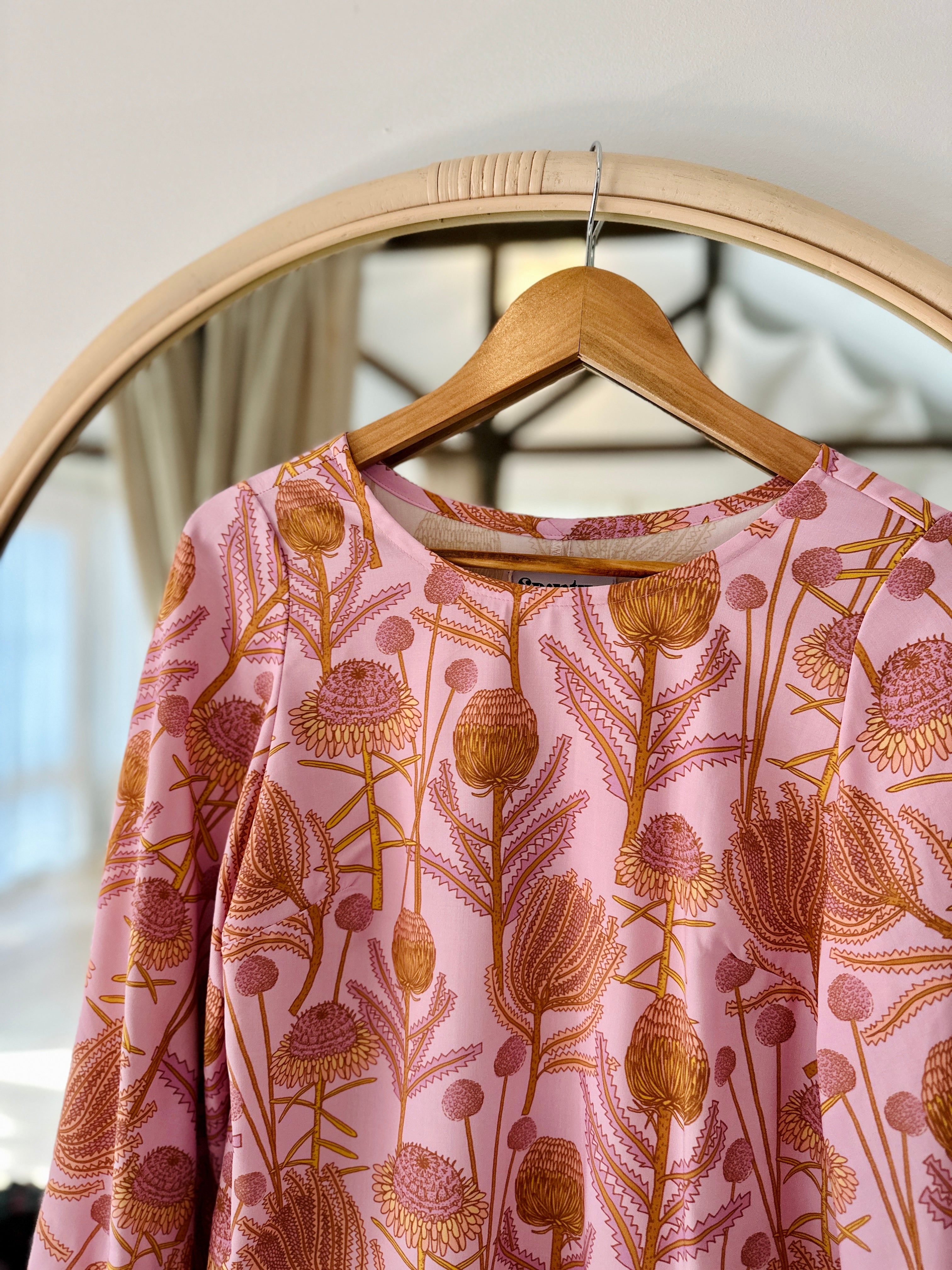 Balloon Sleeve Top - Billy Banksia Lilac