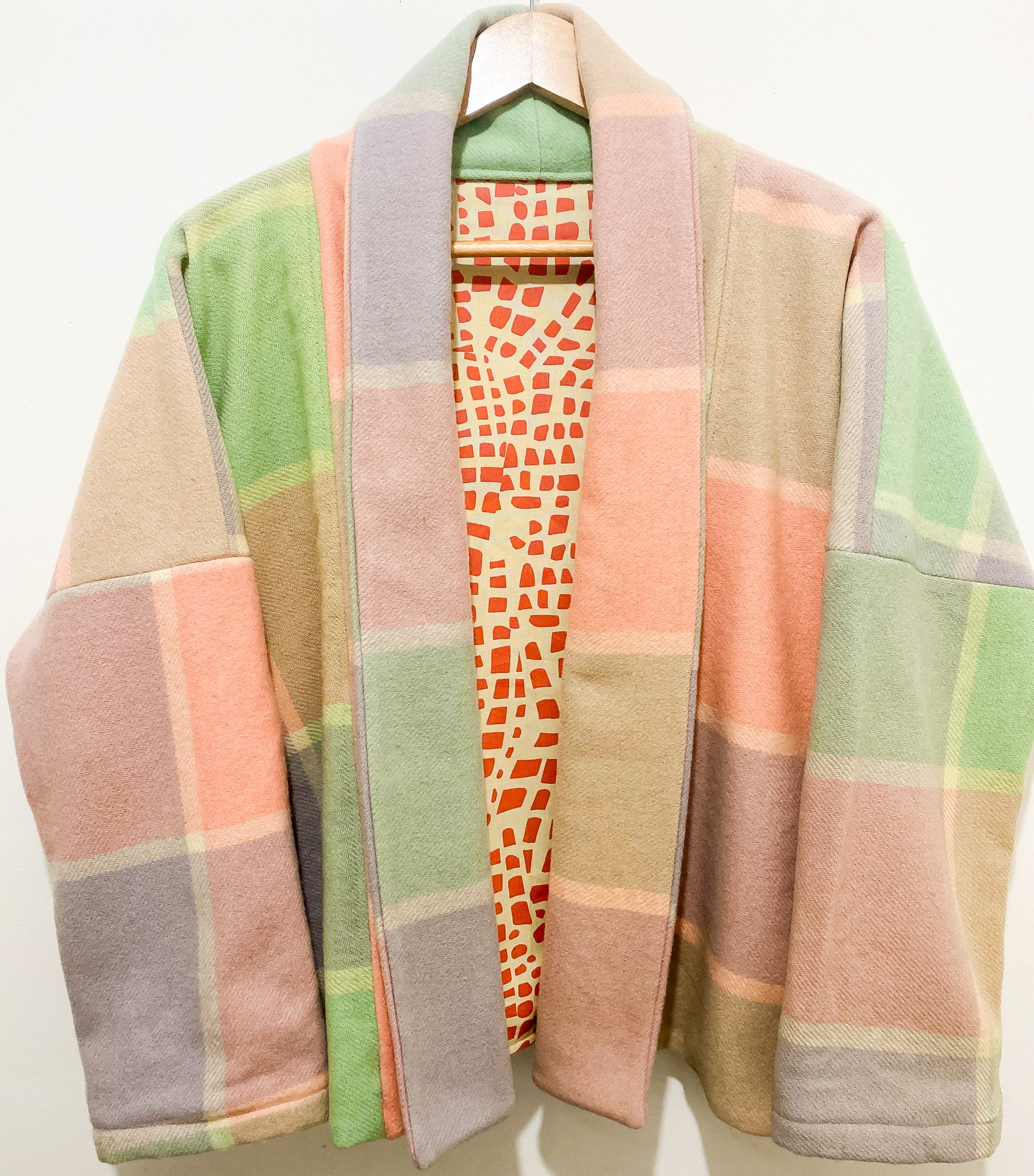 Whispering Wool Blanket Jacket- Vintage