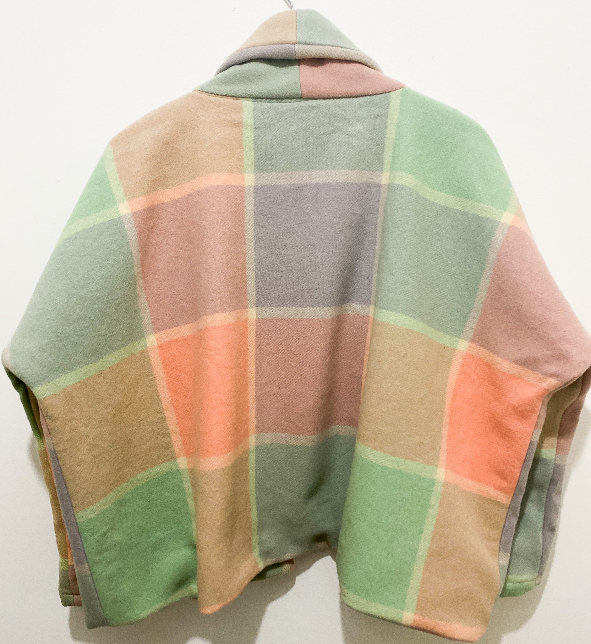 Whispering Wool Blanket Jacket- Vintage