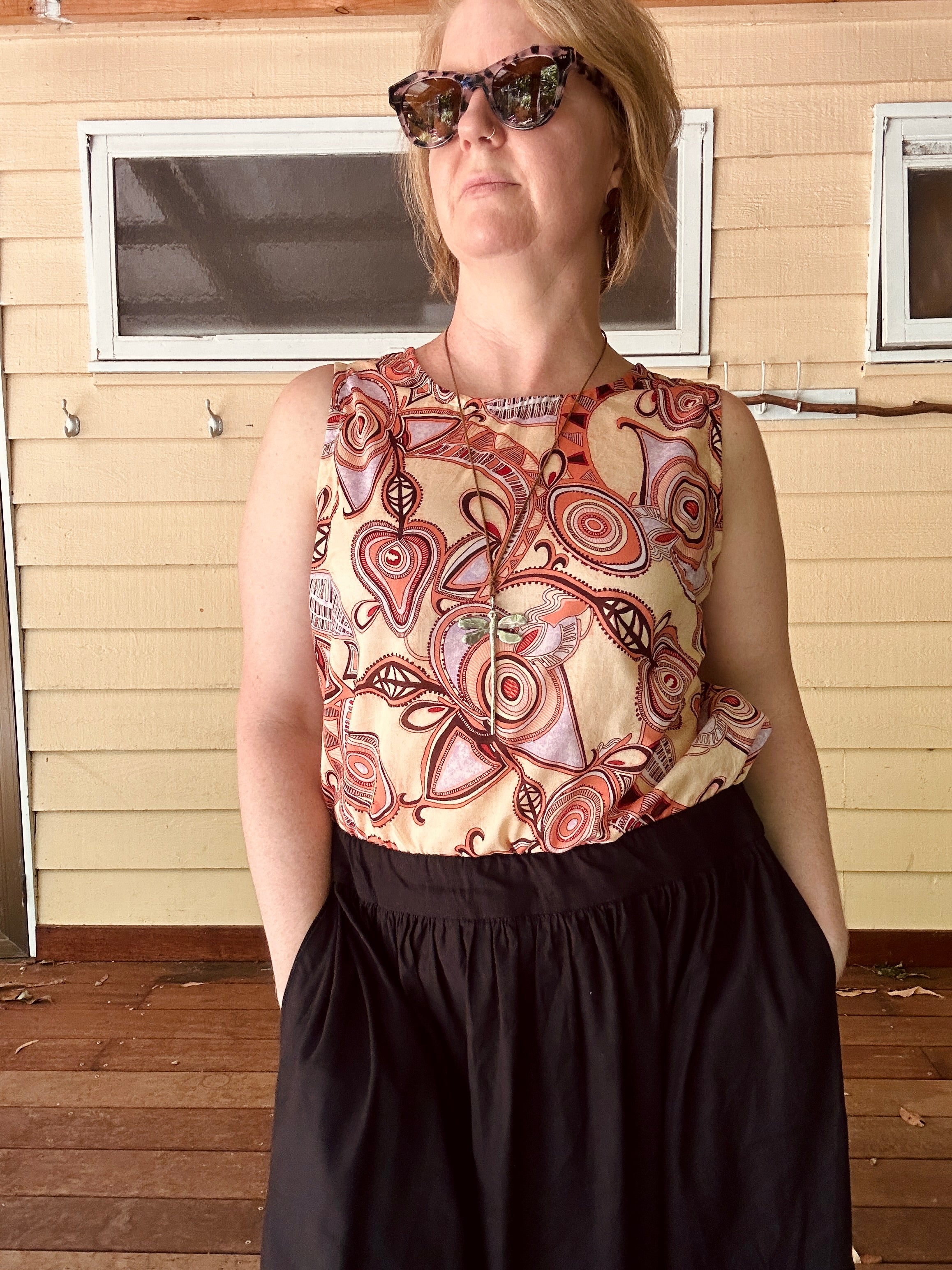 Shell Tank top - rust deadstock