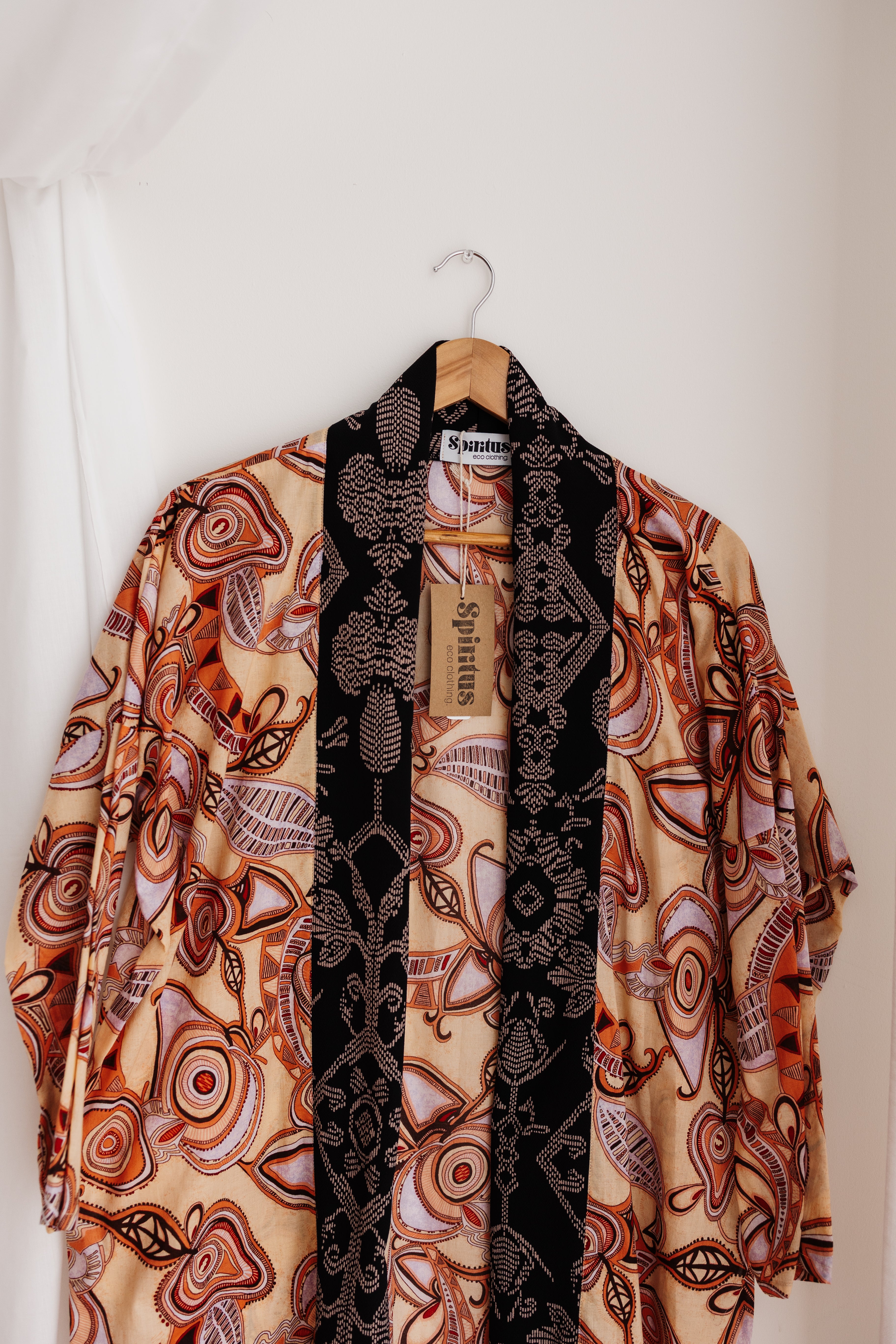 Reimagined Kimono - Tribal Rust